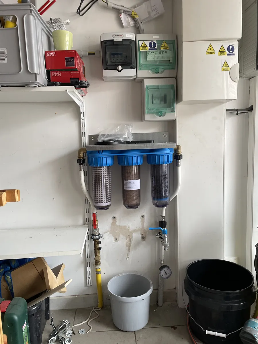 Système de filtration d'eau de pluie